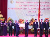 Kỷ niệm 70 năm ngày truyền thống, ngành văn hóa đón nhận Huân chương Hồ Chí Minh