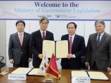 Việt Nam-Hàn Quốc ký kết chương trình hợp tác về pháp luật